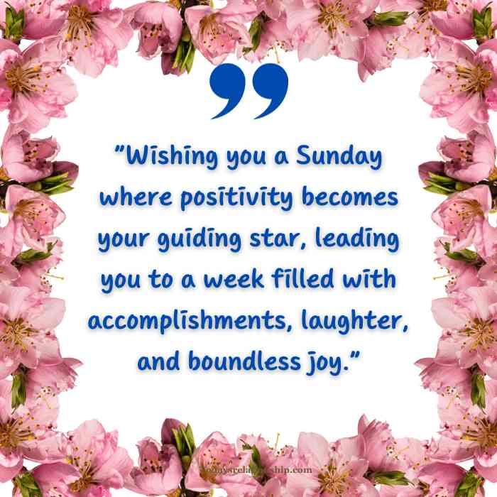 Positive Sunday Blessings