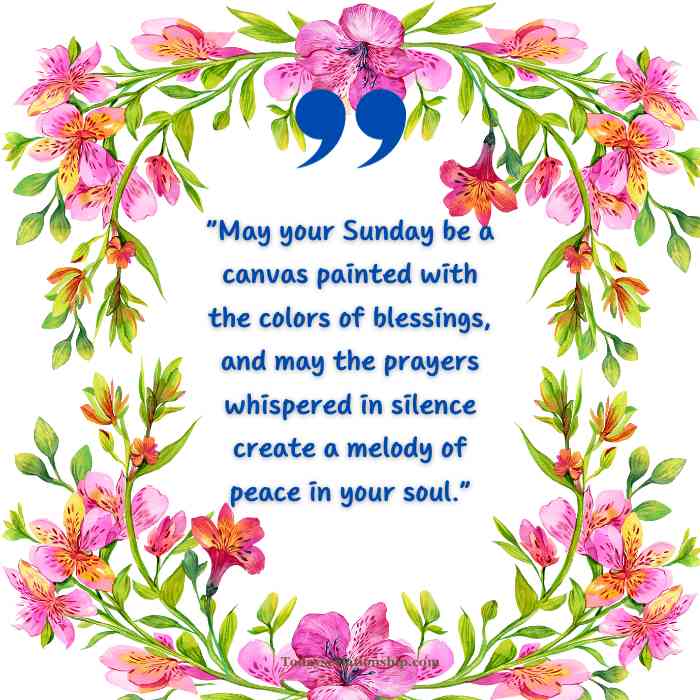 Sunday Blessings And Prayers