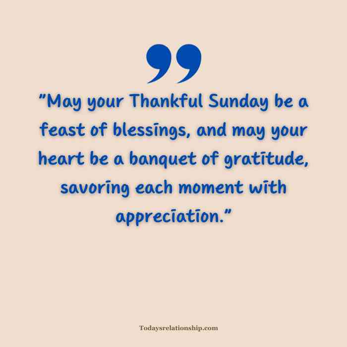 Thankful Sunday Blessings