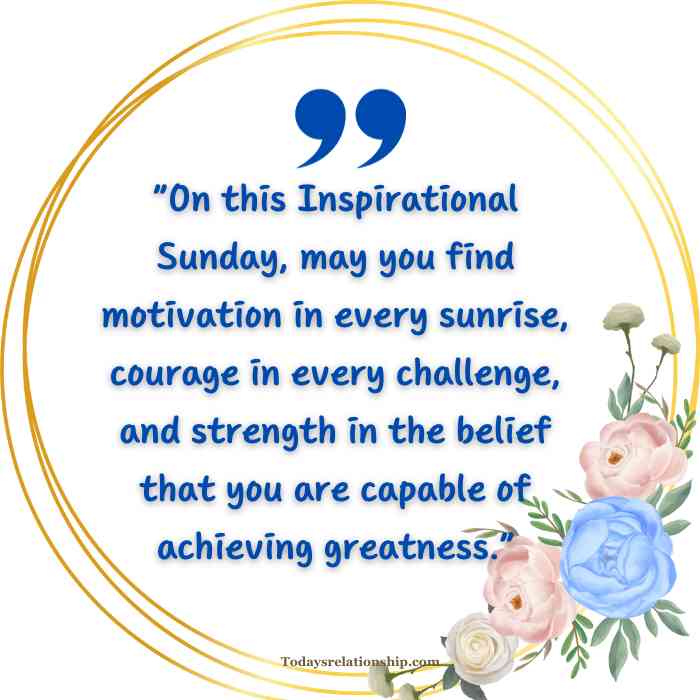 Inspirational Sunday Blessings